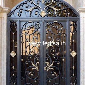 Attractive Artistic Main Gate Grill Design No-4185