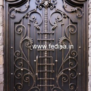 Elegant Stylish Main Entrance Gate Grill Design No-4196