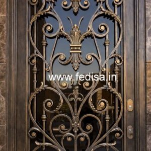 Artistic Decorative Steel Grill Gate Design Ideas No-4197