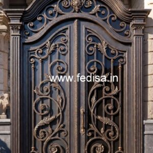 Elegant Steel Gate Grill Design for Main Entrance No-4204