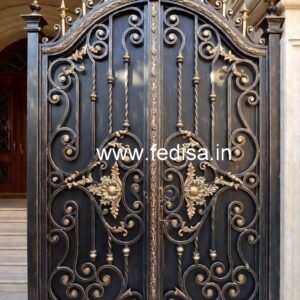 Classic Gate Grill Design for Traditional House Fronts No-4212