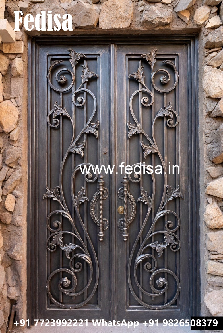 Grand Entrance Gate Grill Design for Luxury Villas No-4248
