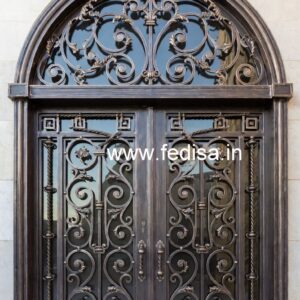 Fancy Front Gate Grill Design for Modern Homes No-4249