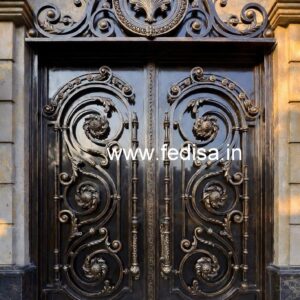 Modern Gate Grill Design with Minimalist Pattern No-4263