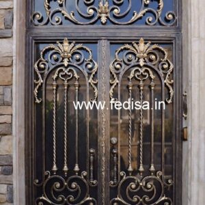 Royal House Gate Grill Design for Luxury Entrance No-4289
