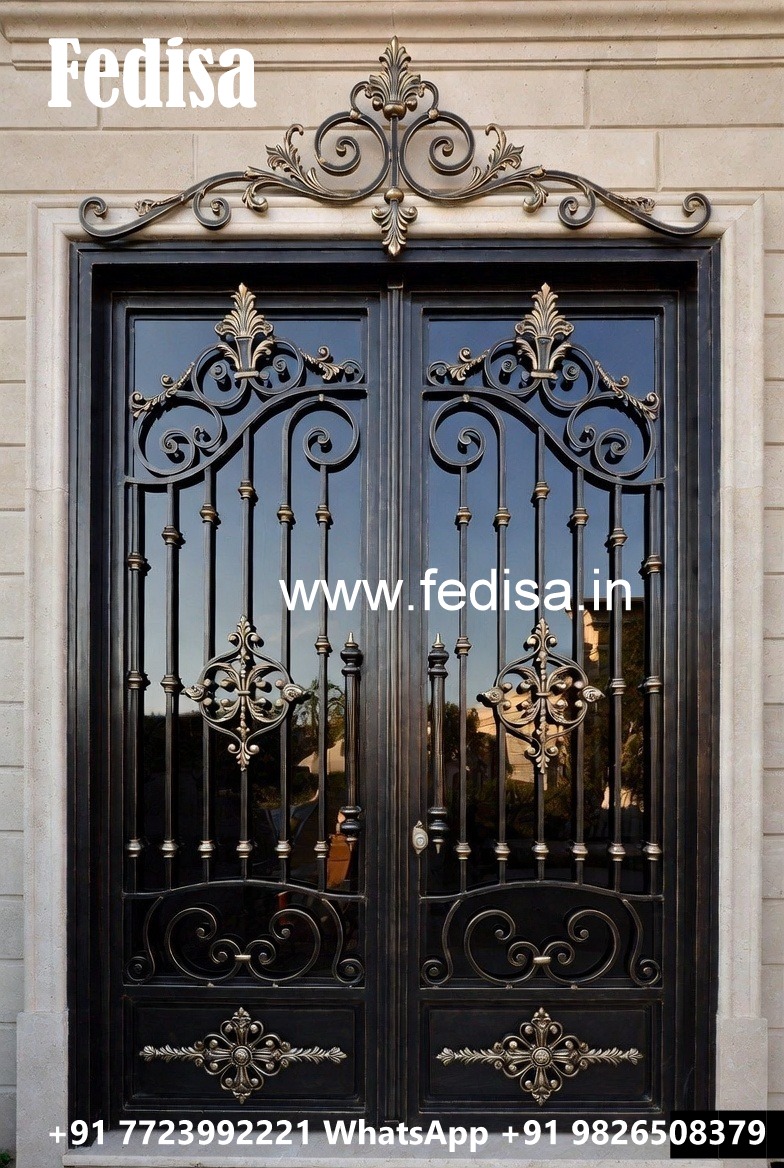 Modern Villa Entrance Gate Grill Design Inspiration No-4299
