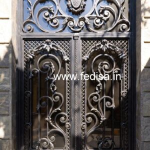 Royal Front Gate Grill Design for Contemporary Villas No-4319