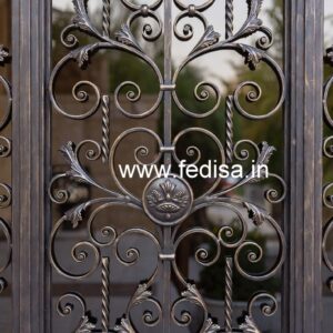 Fancy Modern Gate Grill Design for Main Entrance No-4330