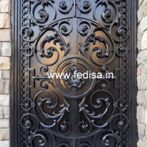 Modern Black Iron Gate Grill Design Inspiration No-4341