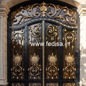 Elegant Security Gate Grill Design for Modern Houses No-4343