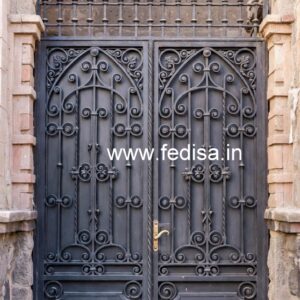 Stylish Steel Entrance Gate Grill Design for Homes No-4354
