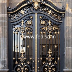 Stylish Front Elevation Grill Gate Design Inspiration No-4361