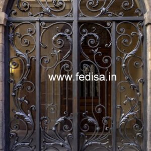 Elegant House Front Grill Gate Design for Villas No-4373