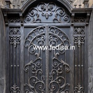 Beautiful Modern Entrance Gate Grill Design No-4390