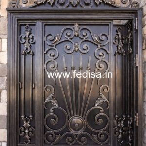 Royal Steel Gate Grill Design for Luxury Homes No-4401