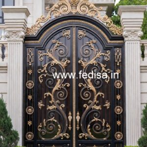 Stylish Entrance Grill Gate Design with Premium Finish No-4408