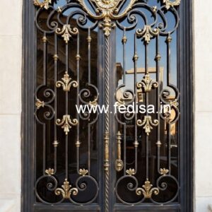Modern Main Entrance Grill Gate Design Ideas No-4410