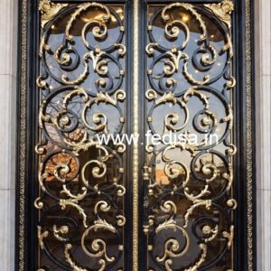 Luxury Decorative Iron Grill Gate Design No-4411