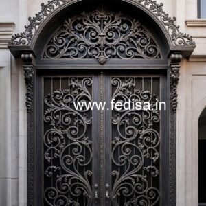 Elegant Designer Gate Grill Design for Luxury Residences No-4430