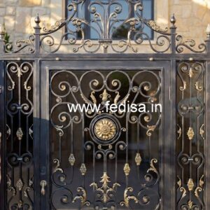 Luxury Iron Entrance Grill Gate Design No-4448