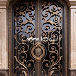Stylish Geometric Grill Gate Design Inspiration No-4453