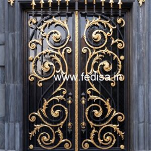 Royal Exterior Grill Gate Design for Villas No-4467