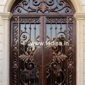 Elegant Fancy Steel Gate Grill Design No-4487