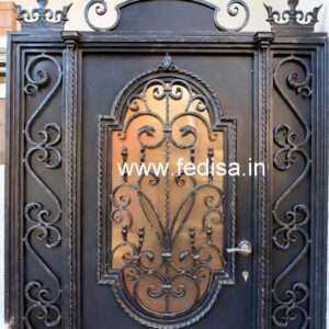 Artistic Decorative Steel Grill Gate Design Ideas No-4497