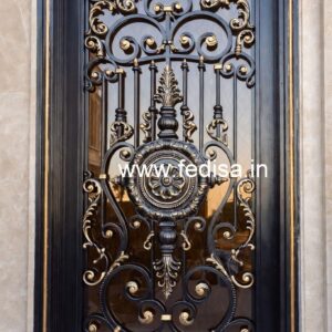 Decorative Steel Gate Grill Design for Luxury Homes No-4523
