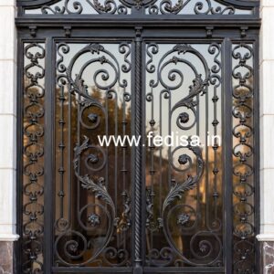 Double Door Gate Grill Design for Modern Villas No-4525