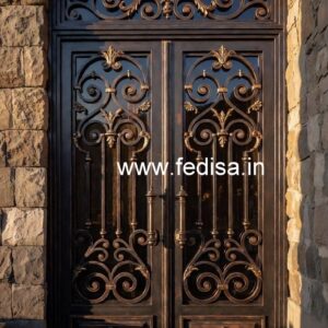 Luxury Golden Gate Grill Design for Grand Entrances No-4530