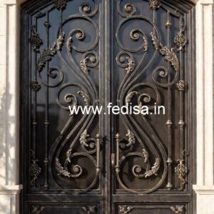 Artistic Gate Grill Design for Stylish Home Security No-4532