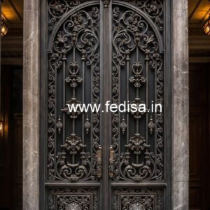 Grand Entrance Gate Grill Design for Luxury Villas No-4548