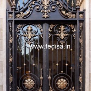 Fancy Metal Gate Grill Design for Modern Villas No-4583