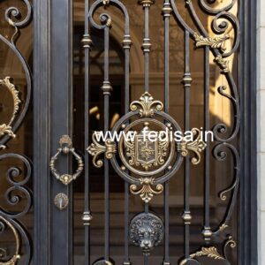 Decorative Entrance Gate Grill Design for Home Fronts No-4586