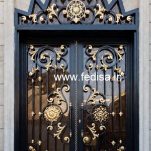 Modern Luxury Gate Grill Design for House Front No-4602