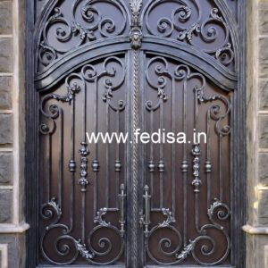 Unique Steel Gate Grill Design with Artistic Touch No-4613
