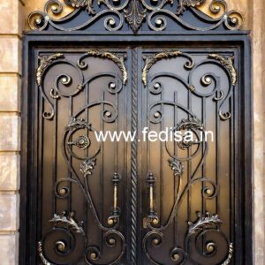 Beautiful Iron Gate Grill Design for Premium Houses No-4629