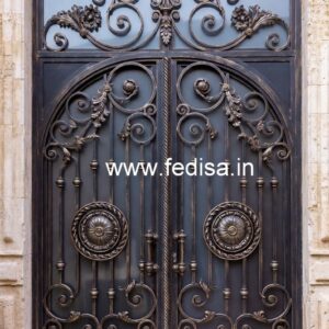 Attractive Steel Grill Gate Design for Elegant Homes No-4637