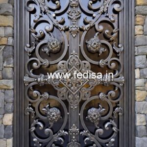 Modern Black Iron Gate Grill Design Inspiration No-4641