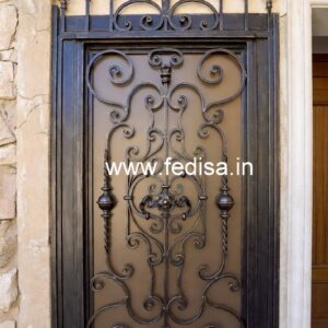 Stylish Steel Entrance Gate Grill Design for Homes No-4654