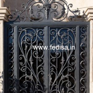 Modern Minimal Gate Grill Design for Elegant Homes No-4659