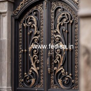Contemporary Main Entrance Gate Grill Design Ideas No-4664