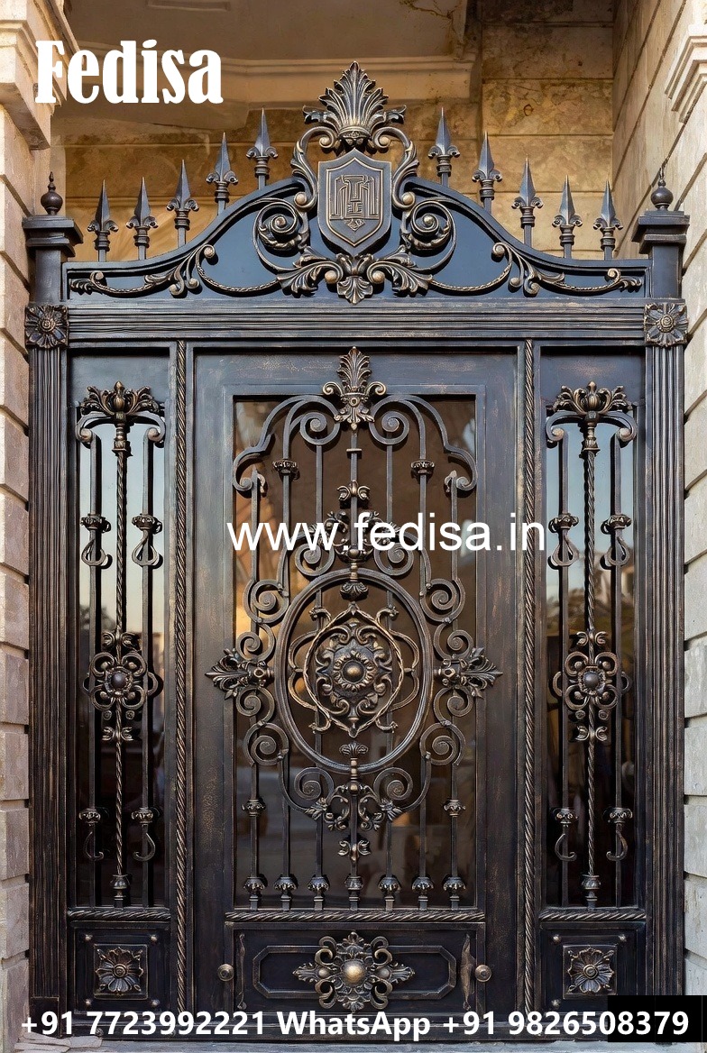 Attractive Decorative Gate Grill Design for Main Doors No-4677