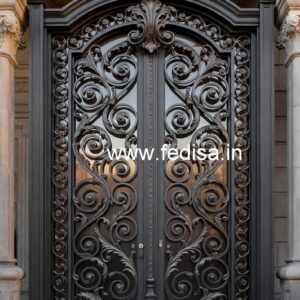Stylish Contemporary Gate Grill Design for Villas No-4686