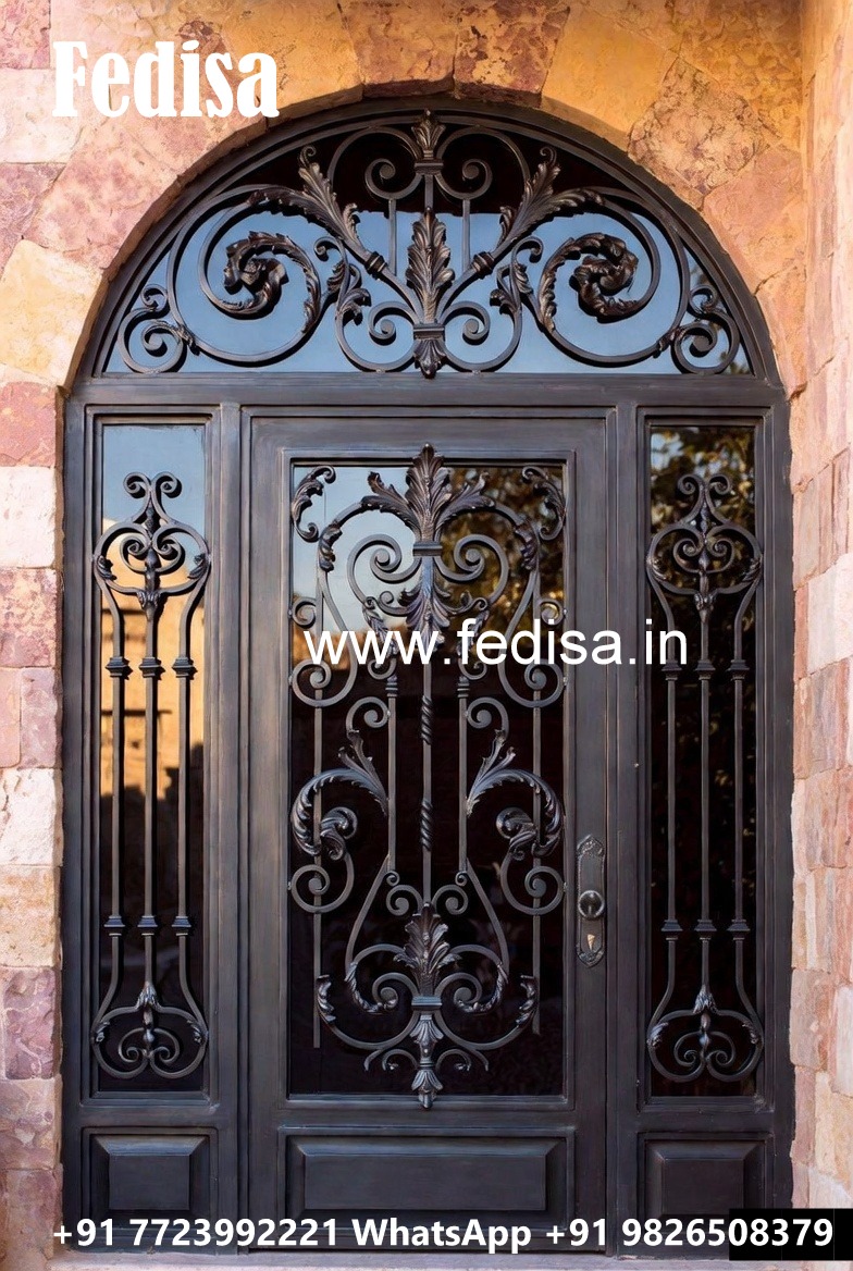 Premium Modern Gate Grill Design for Villas No-4702