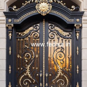 Attractive Front House Gate Grill Design Inspiration No-4712