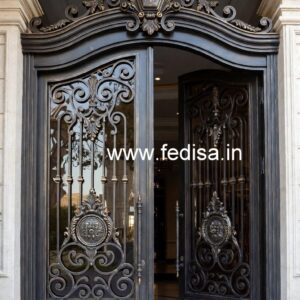 Beautiful Main Gate Grill Design for Stylish Houses No-4717