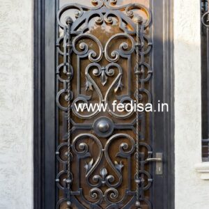 Luxury Geometric Gate Grill Design for House Fronts No-4723