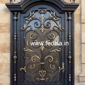 Artistic Steel Entrance Grill Gate Design No-4742